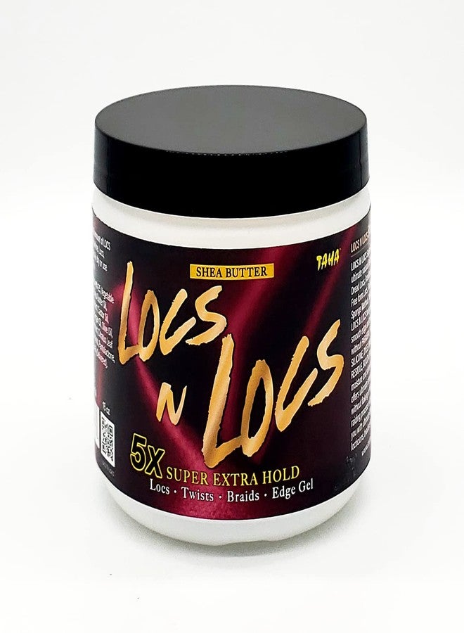 Taha Locs & Locs Gel - 5X Super Extra Hold, Natural & Non-Damaging for Locs, Braids, Twists - 16 Oz (Original(Shea Butter), 1 Pound(Pack of 1)) - Image 1